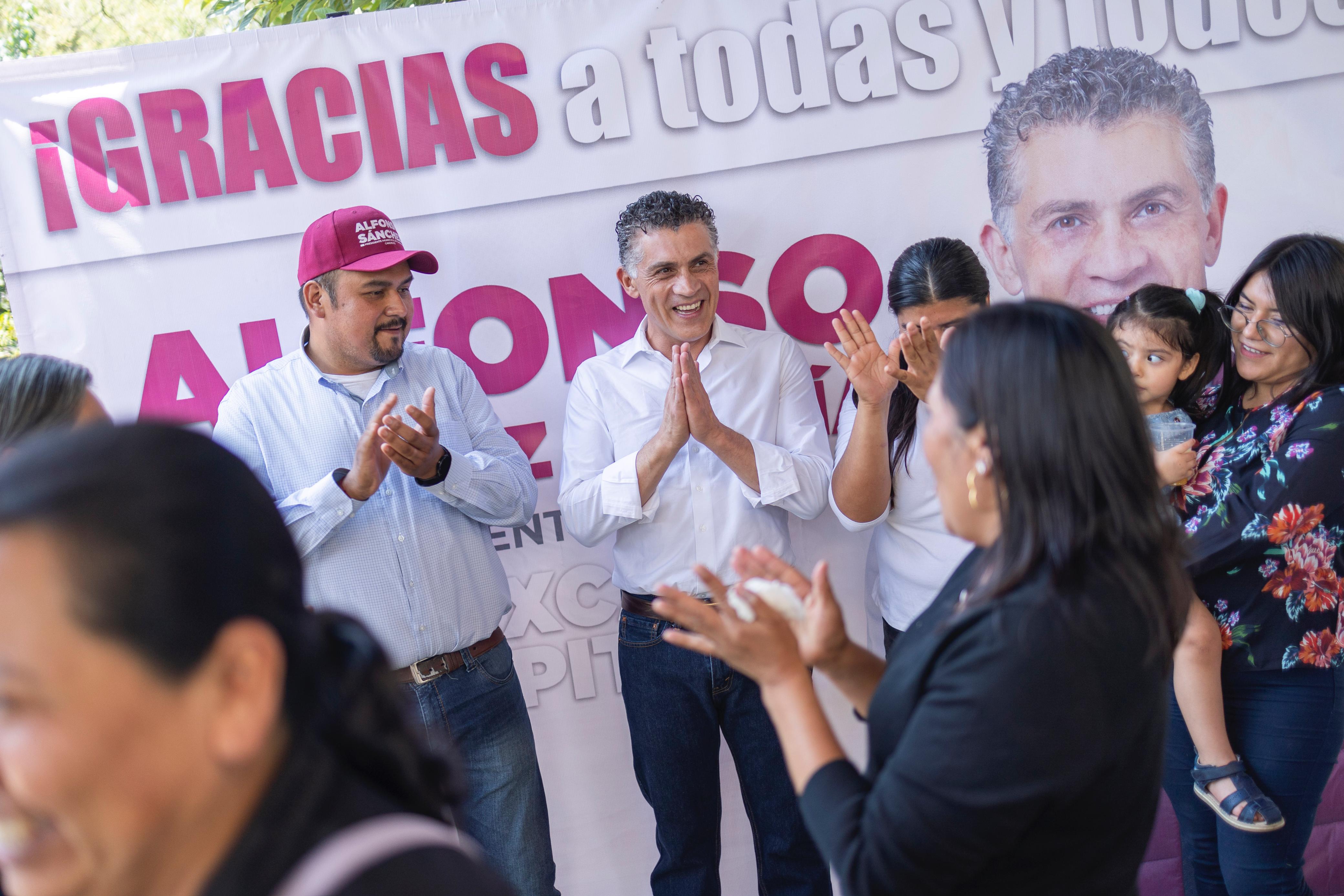 Alfonso Sánchez García Inicia Gira de Agradecimiento en Tepehítec como Presidente Municipal Electo